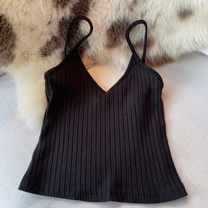 Black brandy Melville crop top